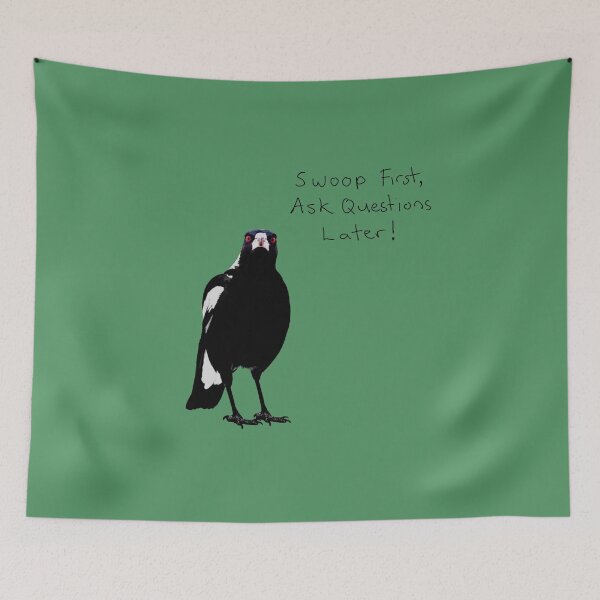 Item preview, Australian Magpie - Swoop First, Ask Questions Later designed and sold by Rob Price.
