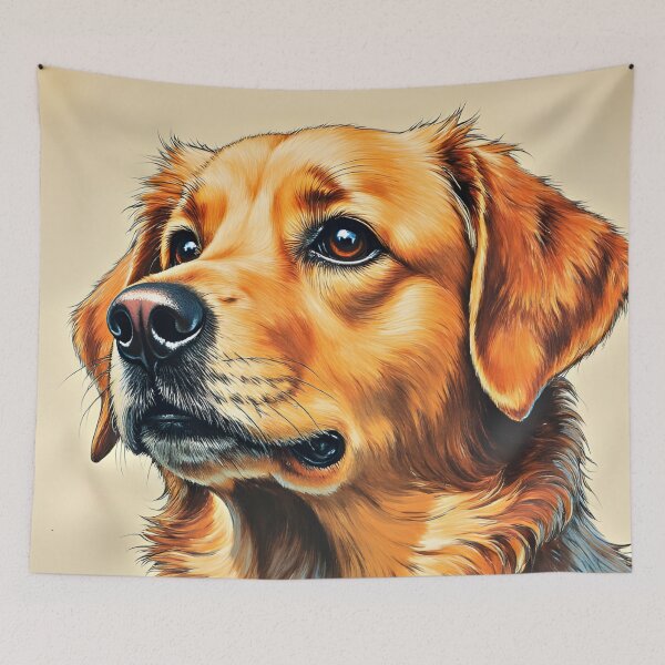 Item preview, Canine Pawtrait - Golden Retriever dog designed and sold by Petalandfur.