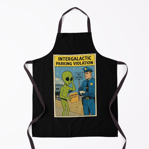 Item preview, Intergalactic Parking Violation – Alien Gets Ticket Comic designed and sold by DavidSalazo.