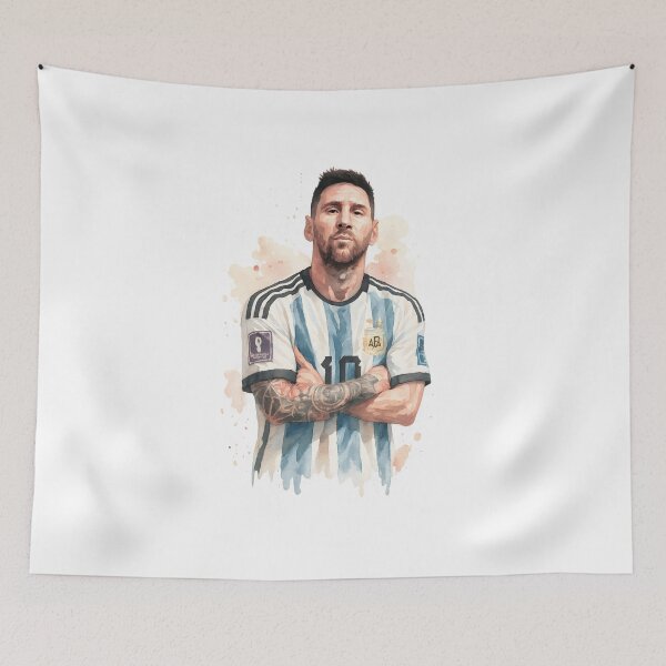 Item preview, Lionel Messi watercolor illustration  designed and sold by sabartgunpla.