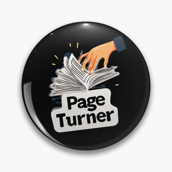 Item preview, Page Turner — Hand Flipping a Book designed and sold by SleekLineSketches.