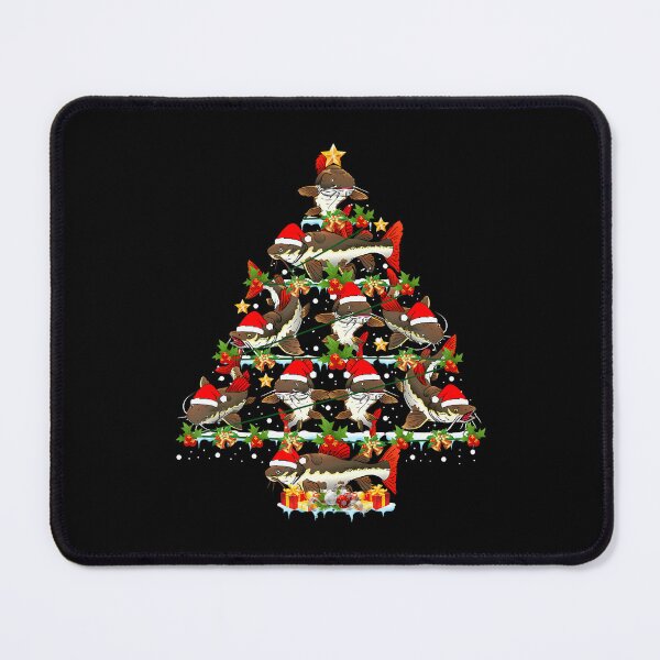 Item preview, Fishing Catfish Christmas Tree - Funny Christmas Catfish designed and sold by KatheWanda.