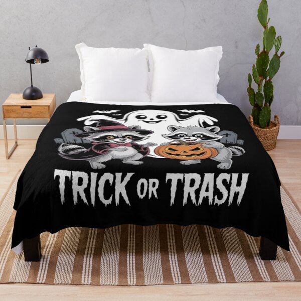 Item preview, Trick Or Trash, Raccoon Halloween designed and sold by DetroitMug.
