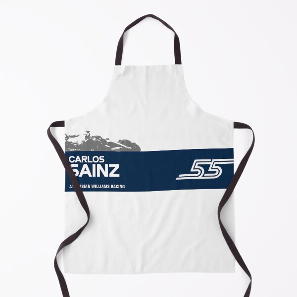 Item preview, Carlos Sainz Williams Blue Stripe 55 logo Art - F1 Driver & Team Graphic | Racing Number designed and sold by Studio F1Grid.