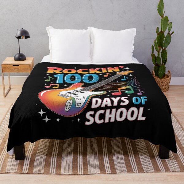 Item preview, Rockin' 100 Days of School Guitar Student Music Teacher designed and sold by GaryBellcvbnb.