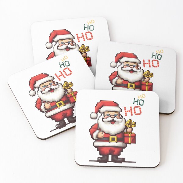 Item preview, 8 Bit Santa - Christmas Sticker designed and sold by EmmanEtha.