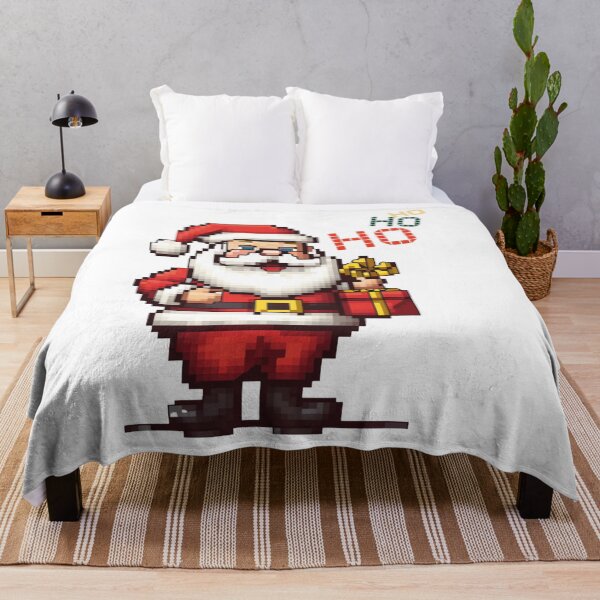 Item preview, 8 Bit Santa - Christmas Sticker designed and sold by EmmanEtha.