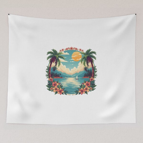 Item preview, Tropical summer river designed and sold by ARTeez⭐️⭐️⭐️⭐️⭐️.