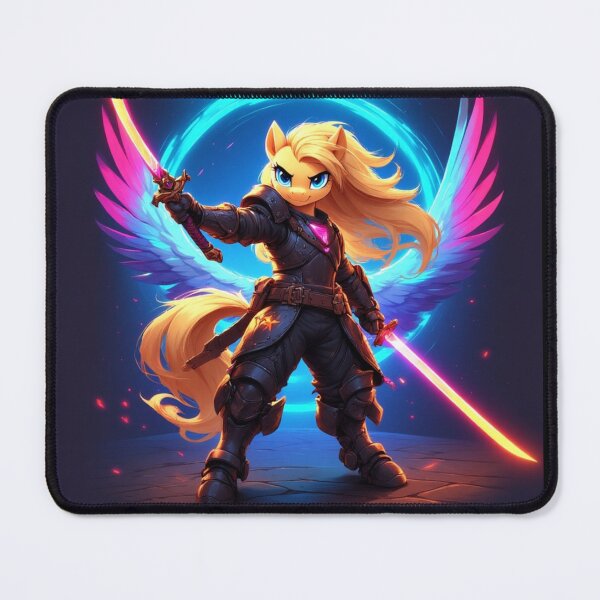 Item preview, Samurai Pony with Glowing Swords designed and sold by SweetRossel.