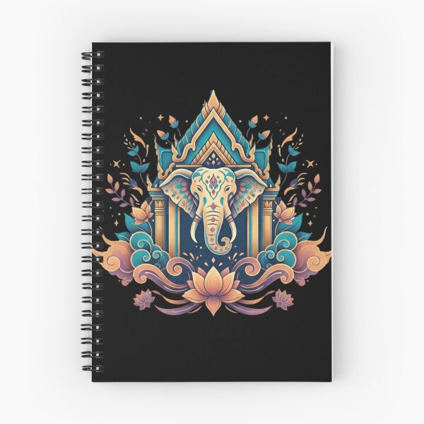 Item preview, Regal Thai Elephant Head Vector Graphic | Temple Shrine Art Print | White Elephant Premium T-Shirt Design | Southeast Asian Heritage PNG designed and sold by HimBoo.