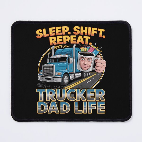 Item preview, trucker dad - stars and stripes - trucker lifestyle - long haul dad - highway hero - usa trucker - truck driver dad - american flag trucker - truck driver shirt - rig life - 18 wheeler pride designed and sold by JansenGS.