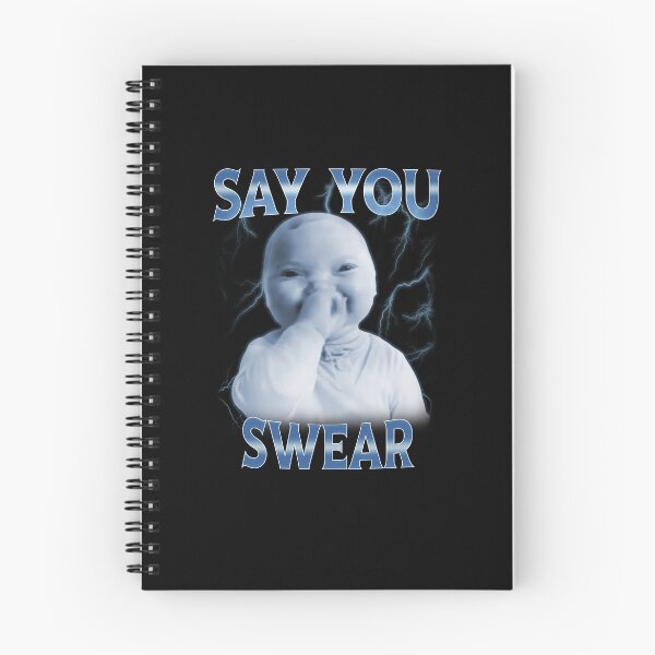 Item preview, Say You Swear Ai Niche Baby Holding Laugh Genz Meme designed and sold by elderberry.