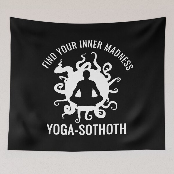 Item preview, Funny Yog-Sothoth Yoga Horror Tee - For Lovecraft Fans designed and sold by KatheWanda.