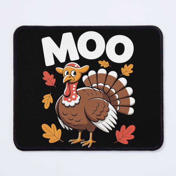 Item preview, Thanksgiving Turkey Moo Cow Head Fall Men Women Kids designed and sold by KonstanKoraner.