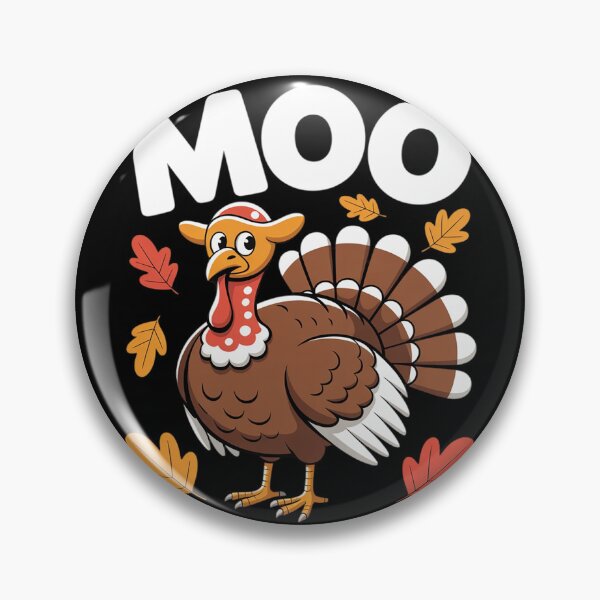 Item preview, Thanksgiving Turkey Moo Cow Head Fall Men Women Kids  designed and sold by KonstanKoraner.