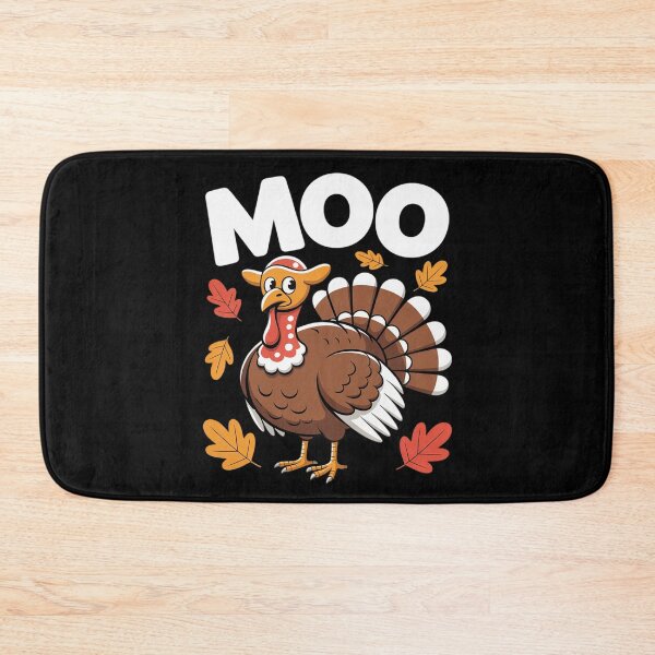 Item preview, Thanksgiving Turkey Moo Cow Head Fall Men Women Kids  designed and sold by KonstanKoraner.