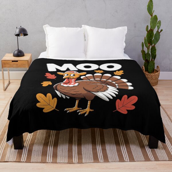 Item preview, Thanksgiving Turkey Moo Cow Head Fall Men Women Kids designed and sold by KonstanKoraner.