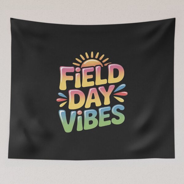 Item preview, School Field Day Vibes Fun Day For Teacher Student Kids designed and sold by GaryBellcvbnb.