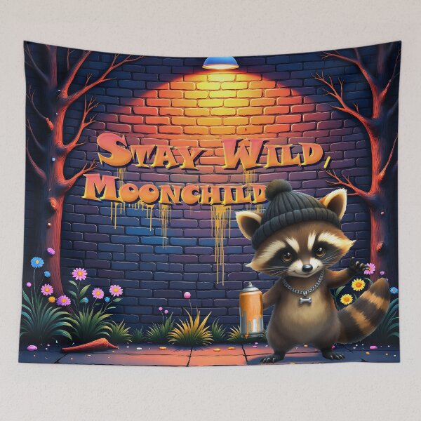 Item preview, Moonchild’s Most Wanted – The Graffiti Raccoon Bandit.  designed and sold by nicky2342.