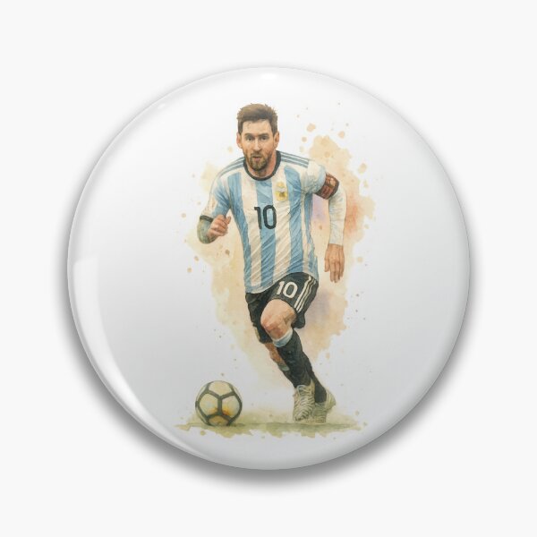 Item preview, skills Lionel Messi watercolor illustration  designed and sold by sabartgunpla.