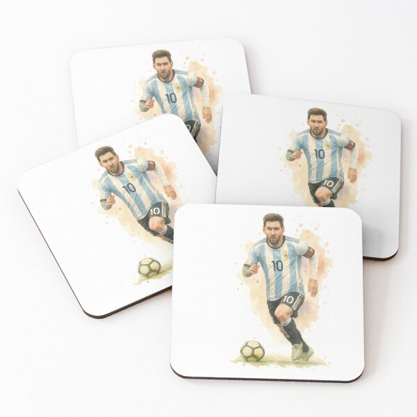 Item preview, skills Lionel Messi watercolor illustration  designed and sold by sabartgunpla.