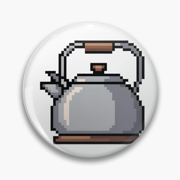 Item preview, Minimal Pixel Water Kettle designed and sold by BankMano.