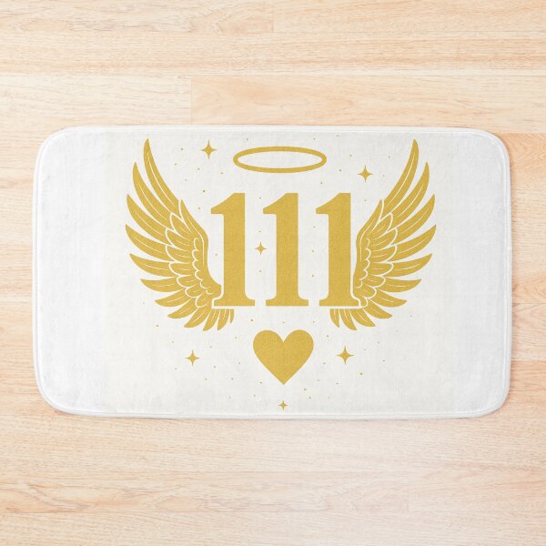 Item preview, Golden 111 Angel Number Wings Art designed and sold by HiteshArt111.