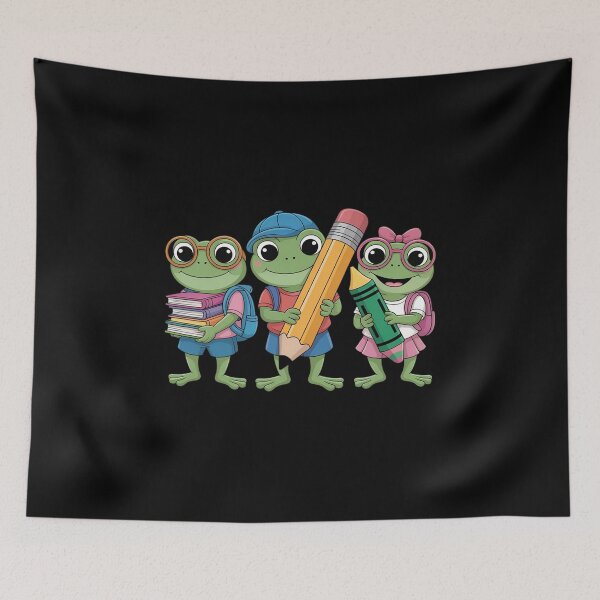 Item preview, Trio Cute Frogs Welcome Back to School Teachers designed and sold by DetroitMug.