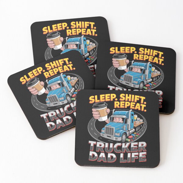 Item preview, trucker dad  - stars and stripes - trucker lifestyle - long haul dad - highway hero - usa trucker - truck driver dad - american flag trucker - truck driver shirt - rig life - 18 wheeler pride designed and sold by JansenGS.