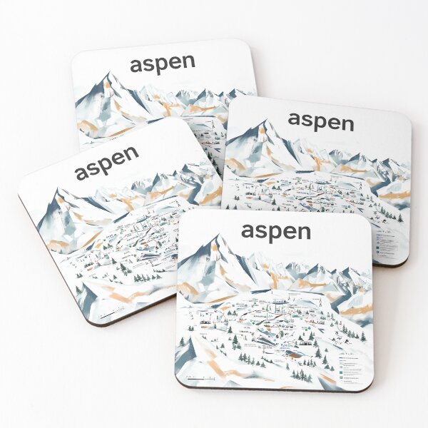 Item preview, Aspen Minimal Contemporary Art – Ski Resort & Nature Line Art Design designed and sold by OzzFrequency.
