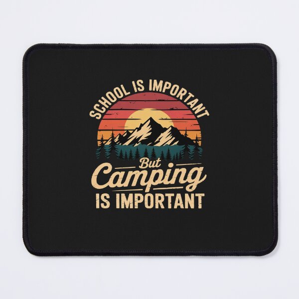 Item preview, School Is Important But Camping Is Importanter Youth Kids designed and sold by JessicaWalshdf.