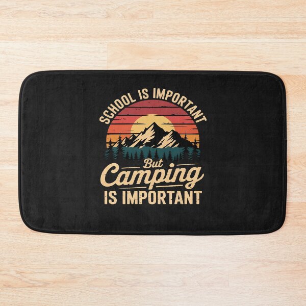 Item preview, School Is Important But Camping Is Importanter Youth Kids designed and sold by JessicaWalshdf.