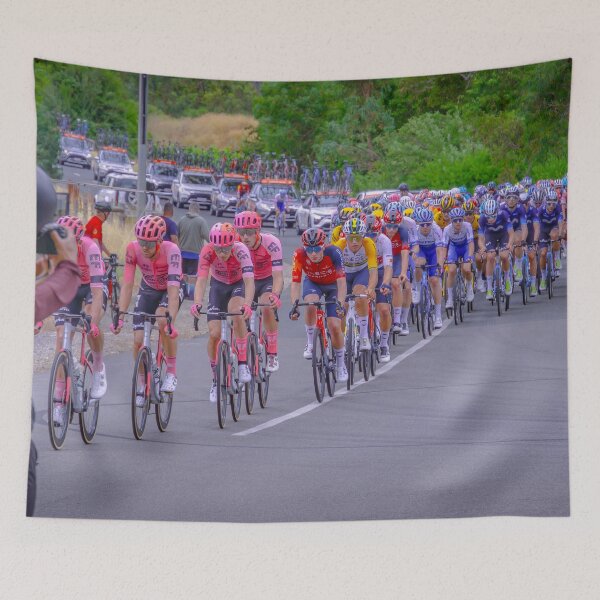 Item preview, Cyclists in the 2023 Tour Downunder - Borossa Valley, South Australia, Australia designed and sold by Steven Jodoin.