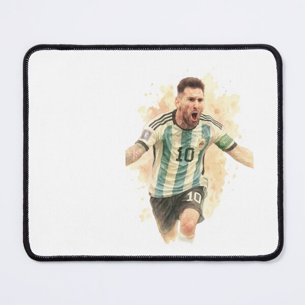 Item preview, Goaaal Lionel Messi watercolor illustration designed and sold by sabartgunpla.