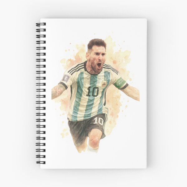 Item preview, Goaaal Lionel Messi watercolor illustration  designed and sold by sabartgunpla.