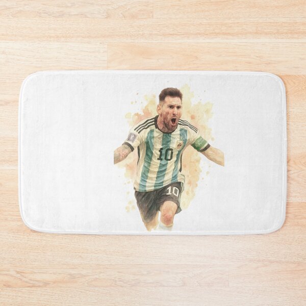 Item preview, Goaaal Lionel Messi watercolor illustration  designed and sold by sabartgunpla.