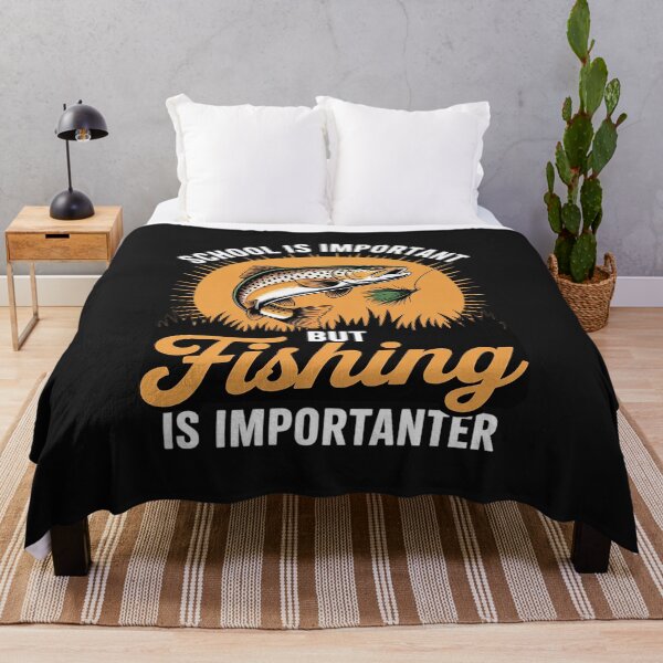 Item preview, School Is Important But Fishing Is Importanter Youth Kids designed and sold by GaryBellcvbnb.