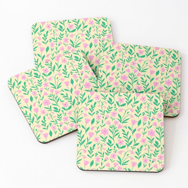 Item preview,  pink flowers of various shapes designed and sold by burbura.
