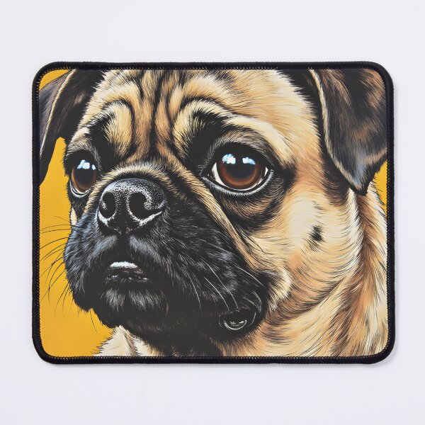 Item preview, Canine Pawtrait - Pug dog designed and sold by Petalandfur.