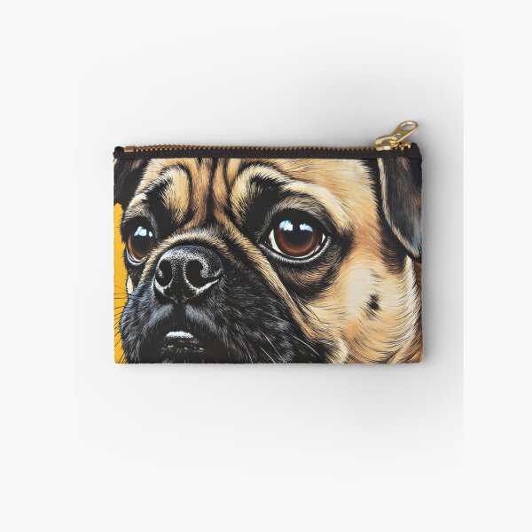 Item preview, Canine Pawtrait - Pug dog designed and sold by Petalandfur.