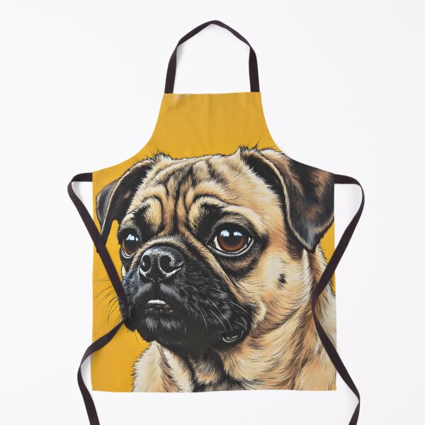 Item preview, Canine Pawtrait - Pug dog designed and sold by Petalandfur.