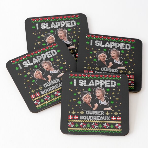 Item preview,  I Slapped Ouiser oudreaux Funny Christmas Meme designed and sold by CourtneyCrawf.