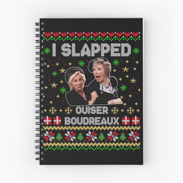 Aperçu de l'œuvre J'ai giflé Ouiser oudreaux Mème de Noël drôle créée et vendue par CourtneyCrawf.