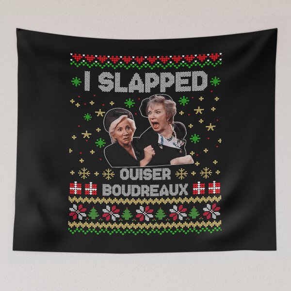 Item preview,  I Slapped Ouiser oudreaux Funny Christmas Meme designed and sold by CourtneyCrawf.
