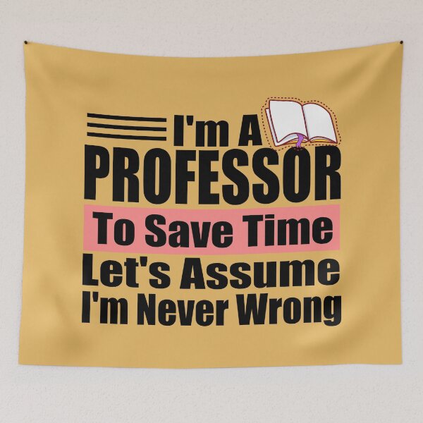 Item preview, Expert Professor Wisdom: Funny University Teacher Slogan | Best Novelty Gift for Academics, Educator Dad & Mom designed and sold by karibov.