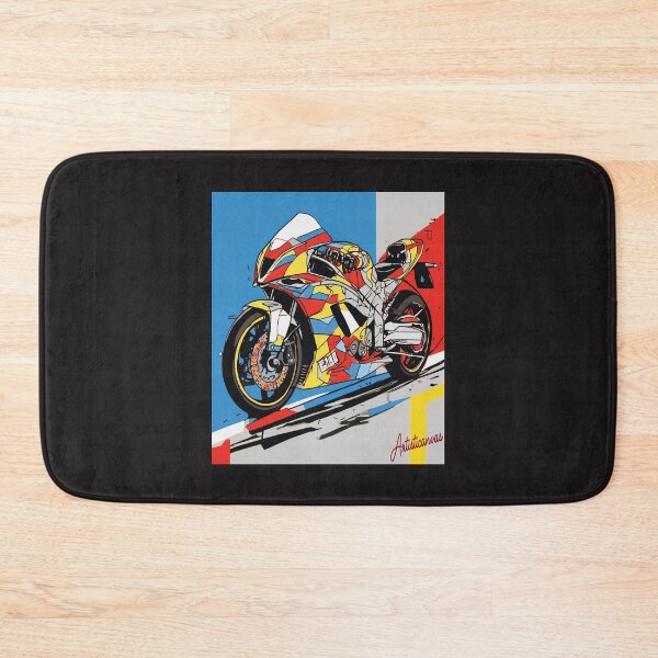 Item preview, "Dynamic Racing Motorcycle: Pop Art Speed" designed and sold by Artisticanvas.