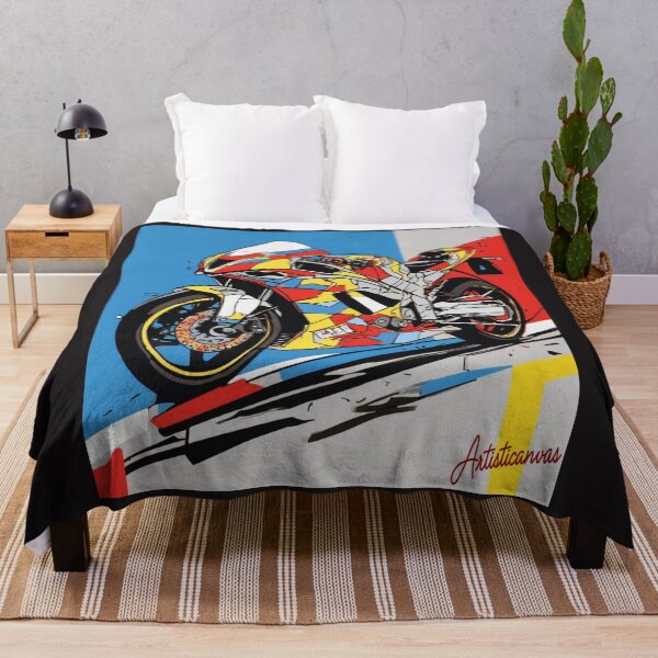 Artikelvorschau, "Dynamisches Rennmotorrad: Pop-Art-Geschwindigkeit" entworfen und verkauft von Artisticanvas.