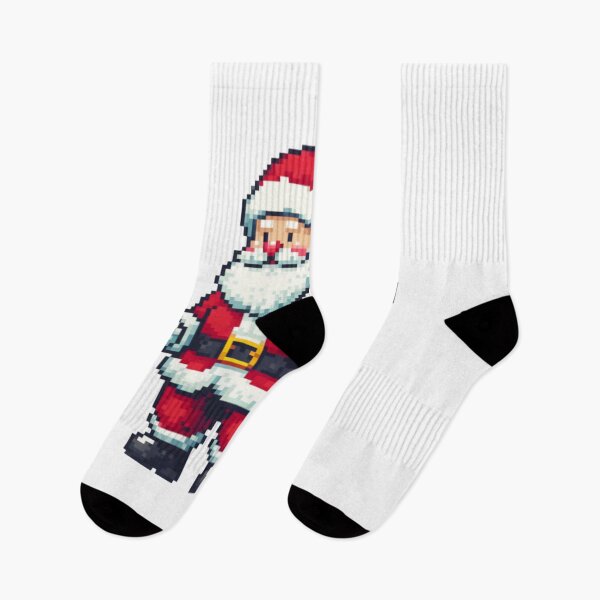 Item preview, Retro 8bit Pixel Art Santa Claus Gamer Christmas ( designed and sold by ciejkale9.