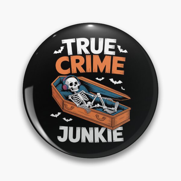 Item preview, True Crime Lover True Crime Show Skeleton True Crime Junkie designed and sold by DetroitMug.