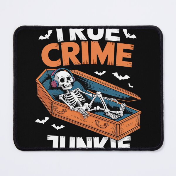 Item preview, True Crime Lover True Crime Show Skeleton True Crime Junkie designed and sold by DetroitMug.